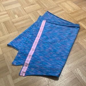Ivivva wrap and snap pink and blue scarf